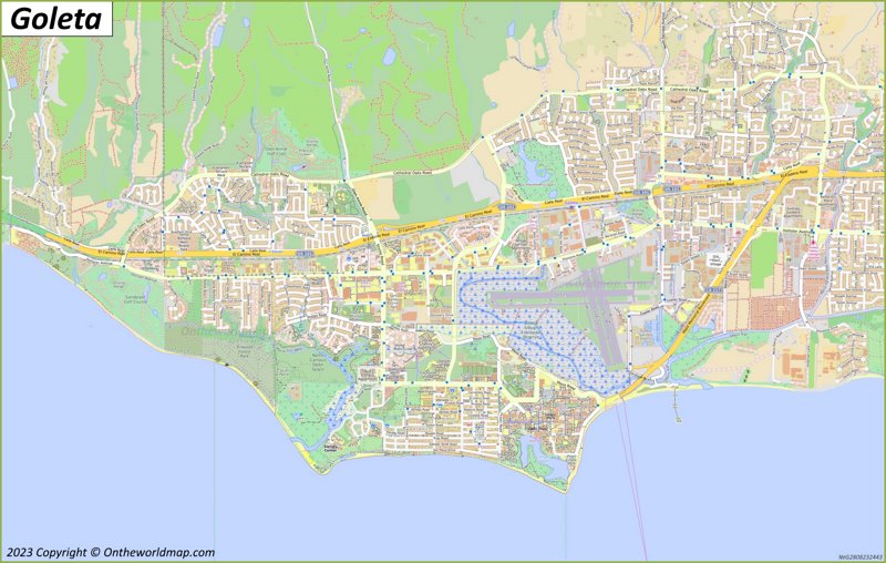 Map of Goleta