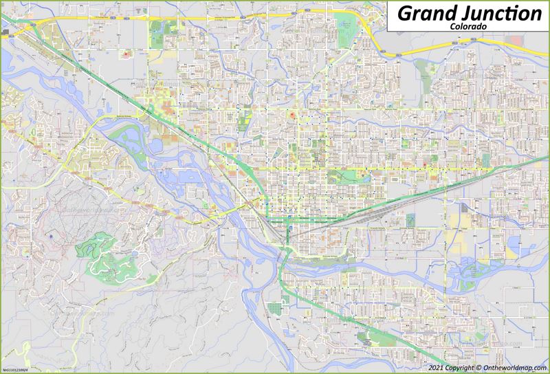 Map of Grand Junction