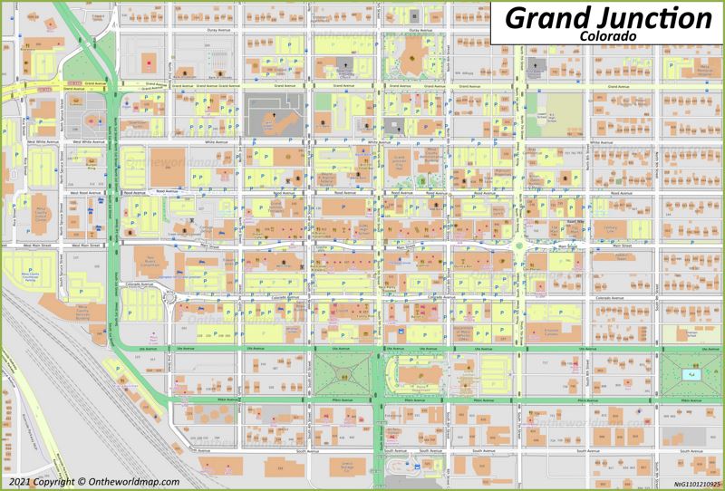 Downtown Grand Junction Map