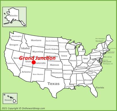 Grand Junction Location Map