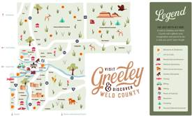 Greeley And Weld County Tourist Map