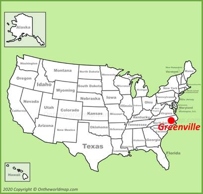 Greenville Location Map