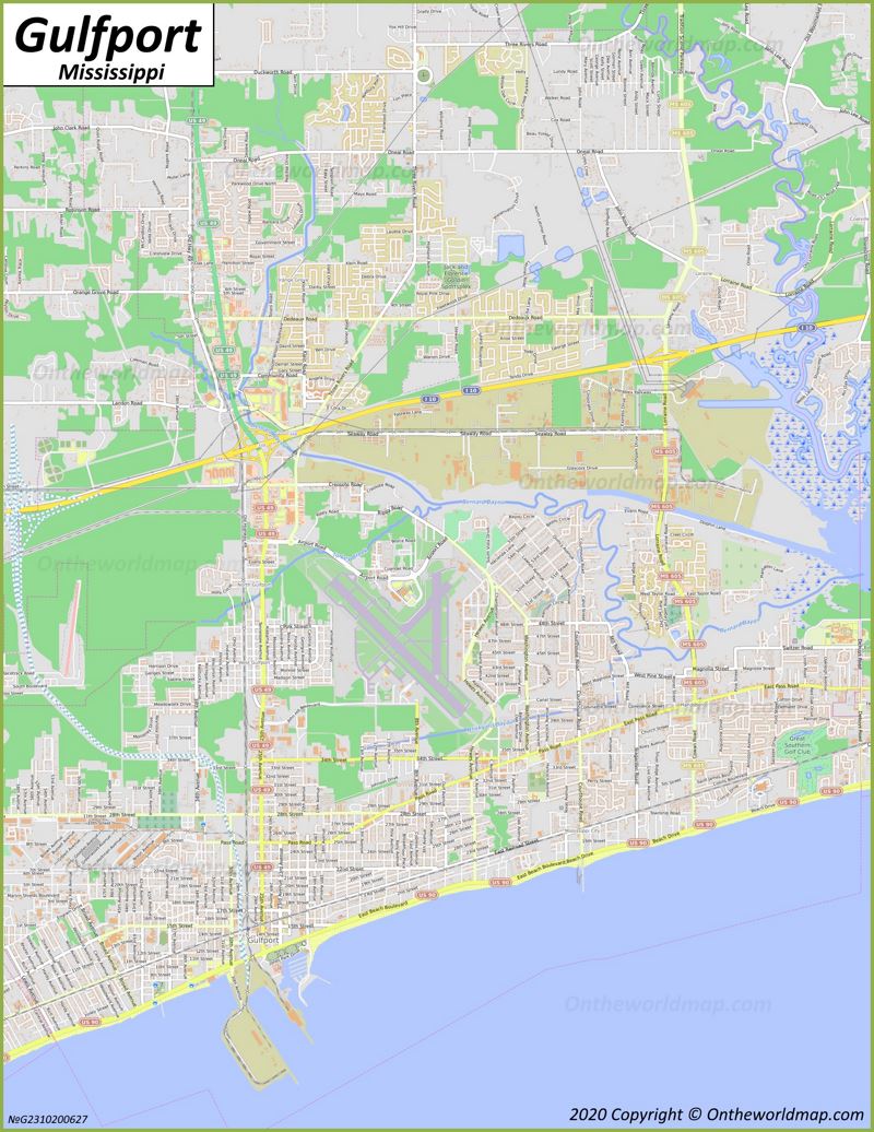 Map of Gulfport