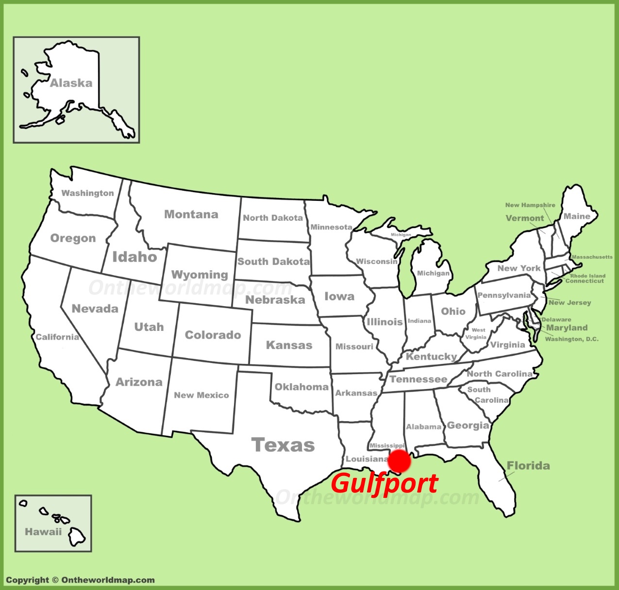 Gulfport Map | Mississippi, U.S. | Maps of Gulfport