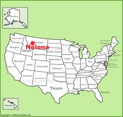 Helena Location Map