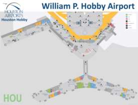 William P. Hobby Airport Map
