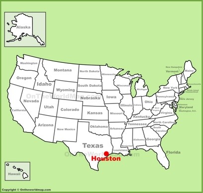 Houston Location Map