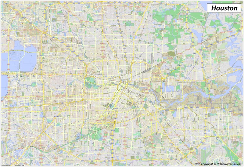Map of Houston