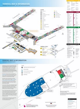 Indianapolis airport map