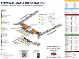 Indianapolis airport map