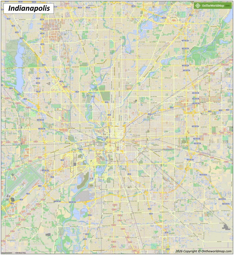 Map of Indianapolis