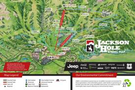 Jackson Hole Biking Map