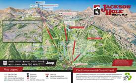 Jackson Hole Summer Hiking Map