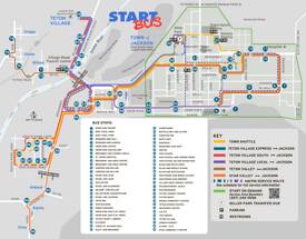 Jackson Bus Map