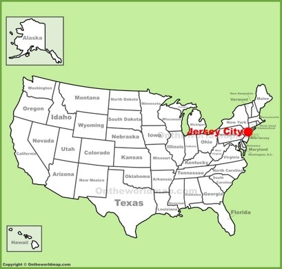 Jersey City Location Map