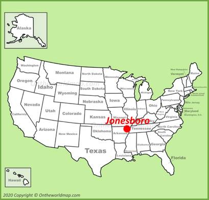 Jonesboro Location Map
