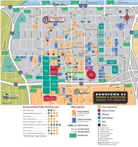 Kansas City downtown parking map