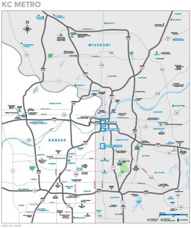 Kansas City metro area map
