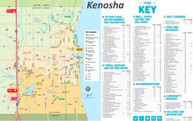 Kenosha Tourist Map