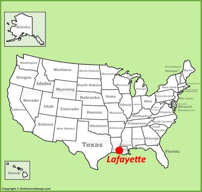 Lafayette Location Map