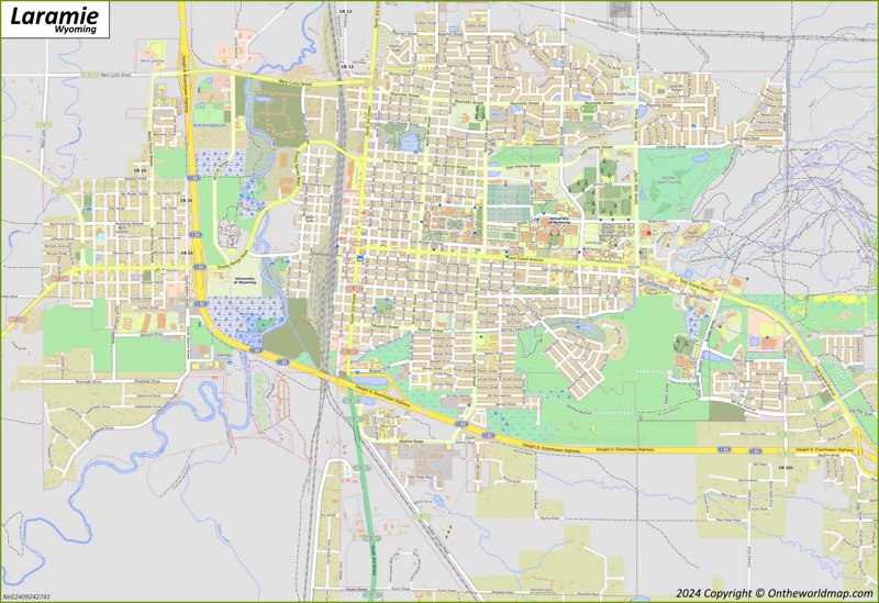 Map of Laramie