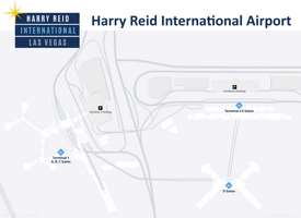 Harry Reid International Airport Map