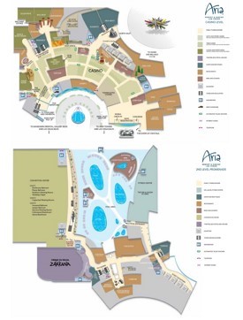 Las Vegas Aria hotel map