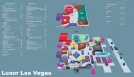 Las Vegas Aria Luxor map