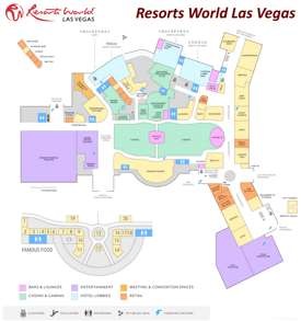 Resorts World Las Vegas Map