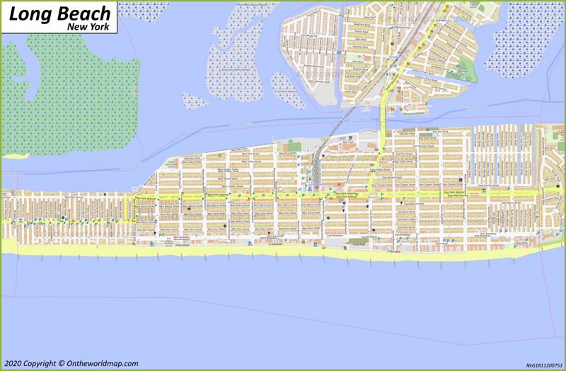 Map of Long Beach NY
