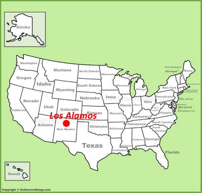 Los Alamos Location Map