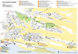 Los Alamos Tourist Attractions Map