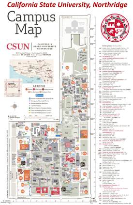 CSUN Campus Map