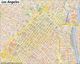 Downtown Los Angeles Maps