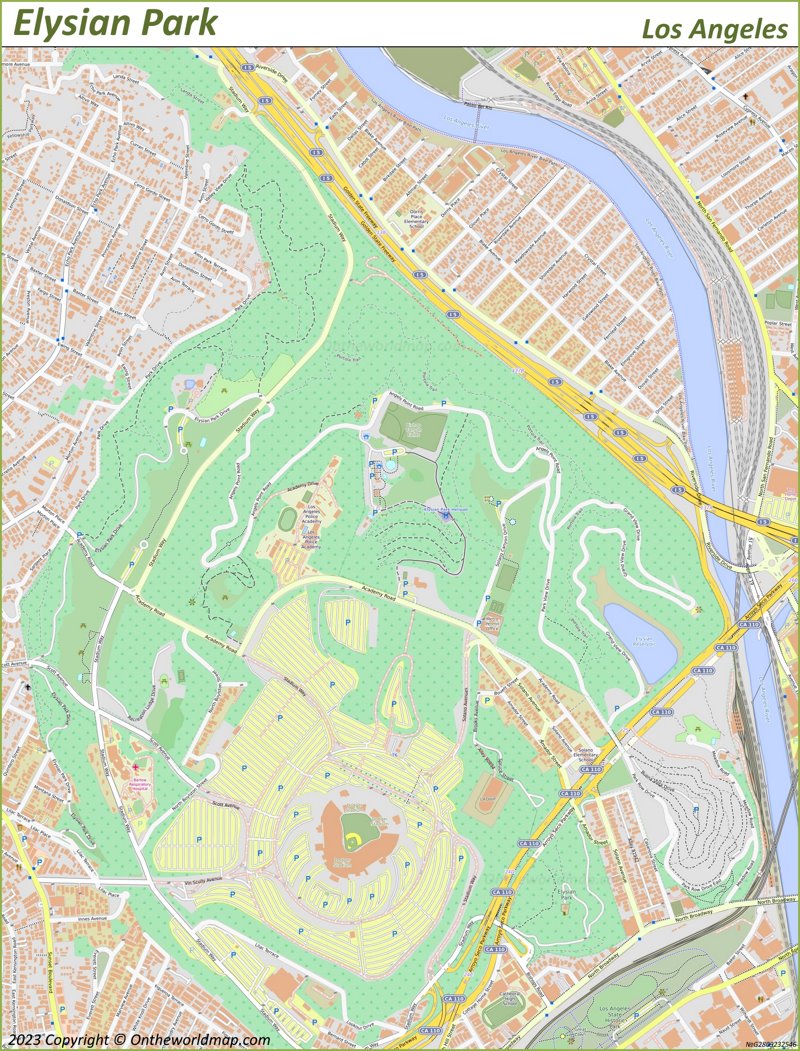 Elysian Park Map Max 