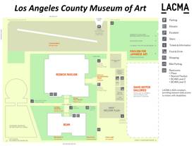 Los Angeles County Museum of Art Map