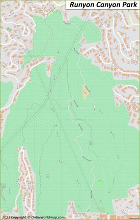 Runyon Canyon Park Maps