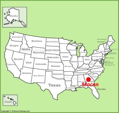 Macon Location Map