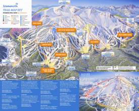 Mammoth Lakes Ski Trail Map