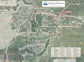 Mammoth Lakes Tourist Map