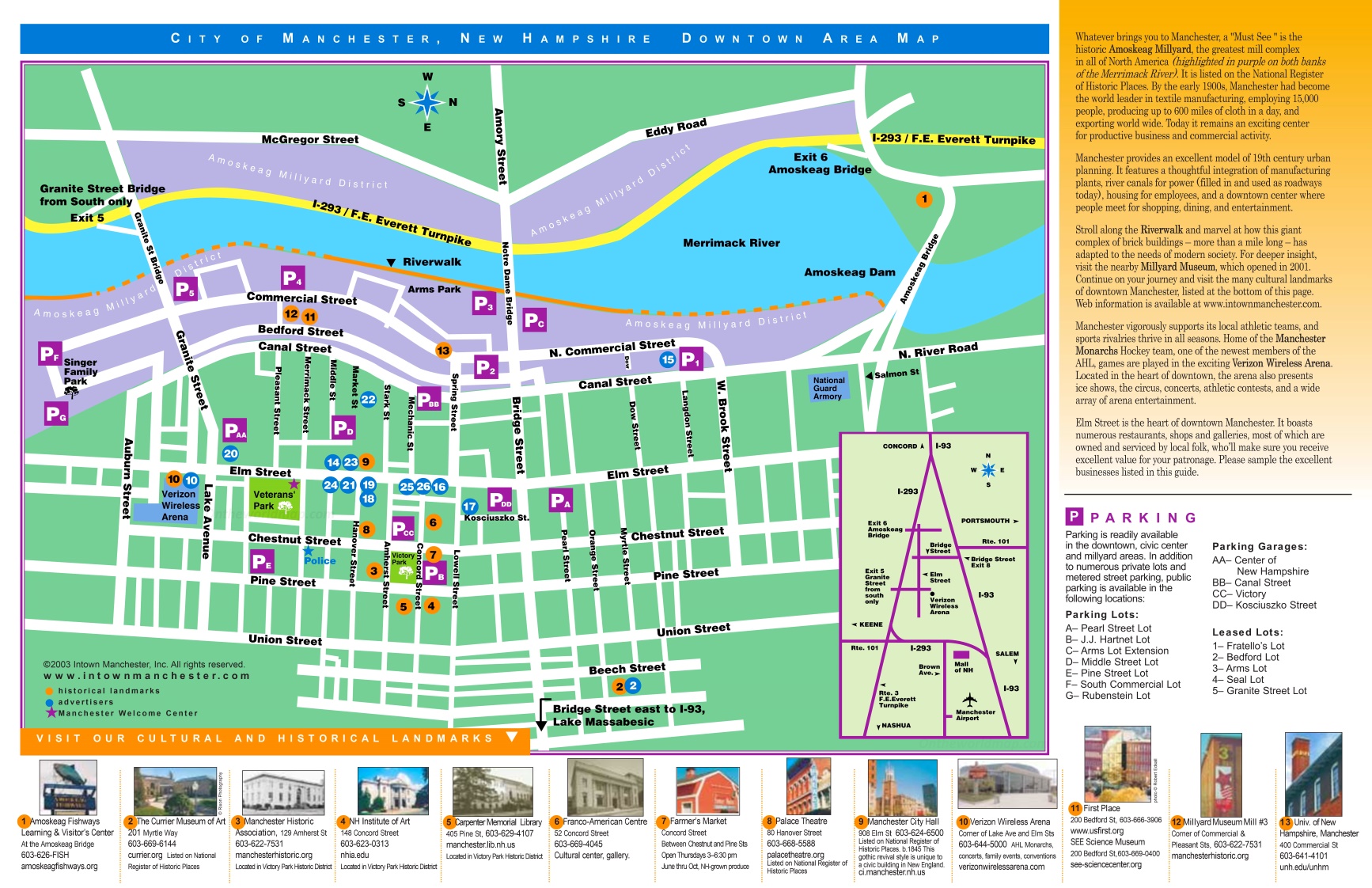 Manchester Map Tourist Attractions Manchester Map Tourist Map Tourist ...