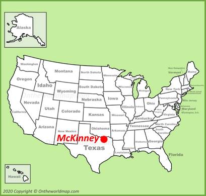 McKinney Location Map