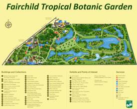 Fairchild Tropical Botanic Garden Map