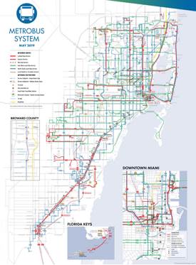 Miami Metrobus Map