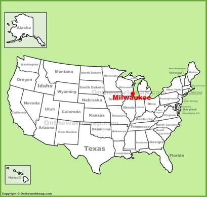 Milwaukee Location Map
