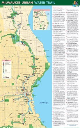Milwaukee Water Trail map