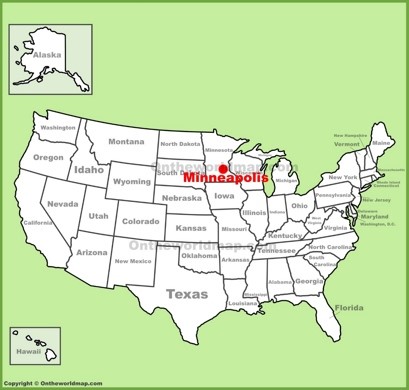 Minneapolis Location Map