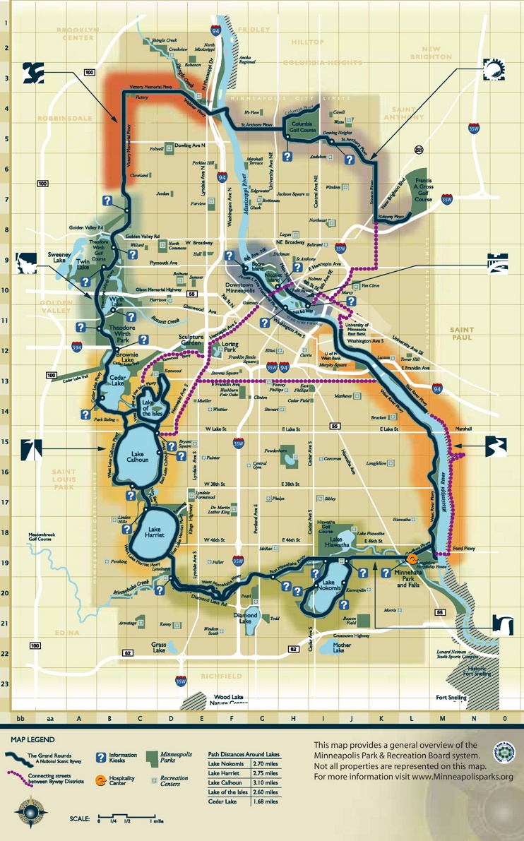 Minneapolis park map