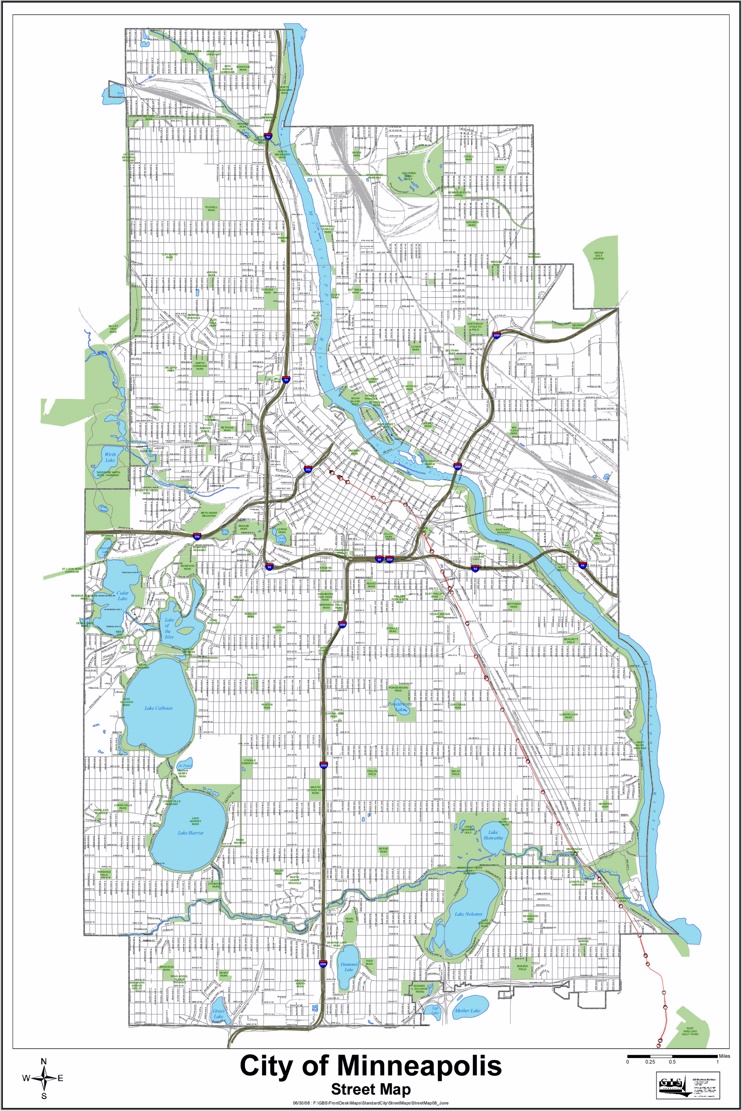 minneapolis street map