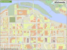 Downtown Mishawaka Map
